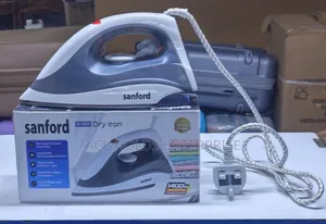 SANFORD Dry Iron 1400watts - Non-Stick Ceramic Soleplate