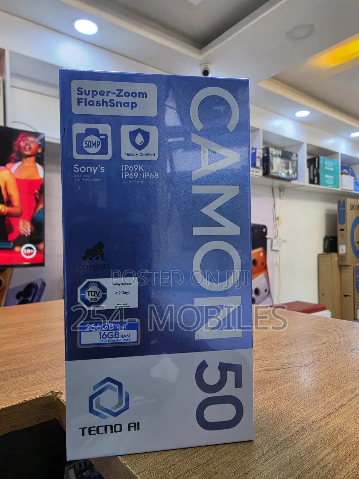 New Tecno Camon 50 Pro 256 GB Black