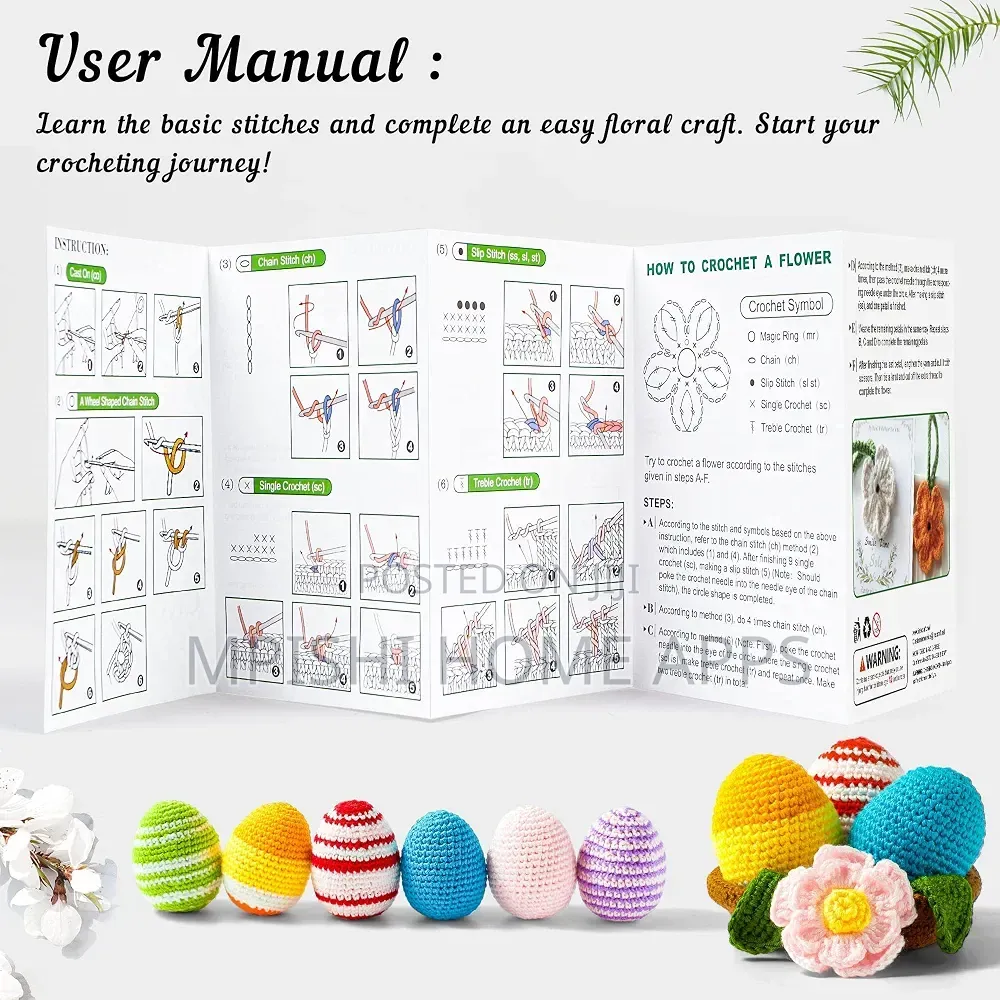113 PCS Crochet Kit