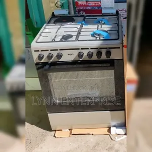 VON COOKER 60X55cm,  3 Gas + 1 Electric Burners With  Flame Failure