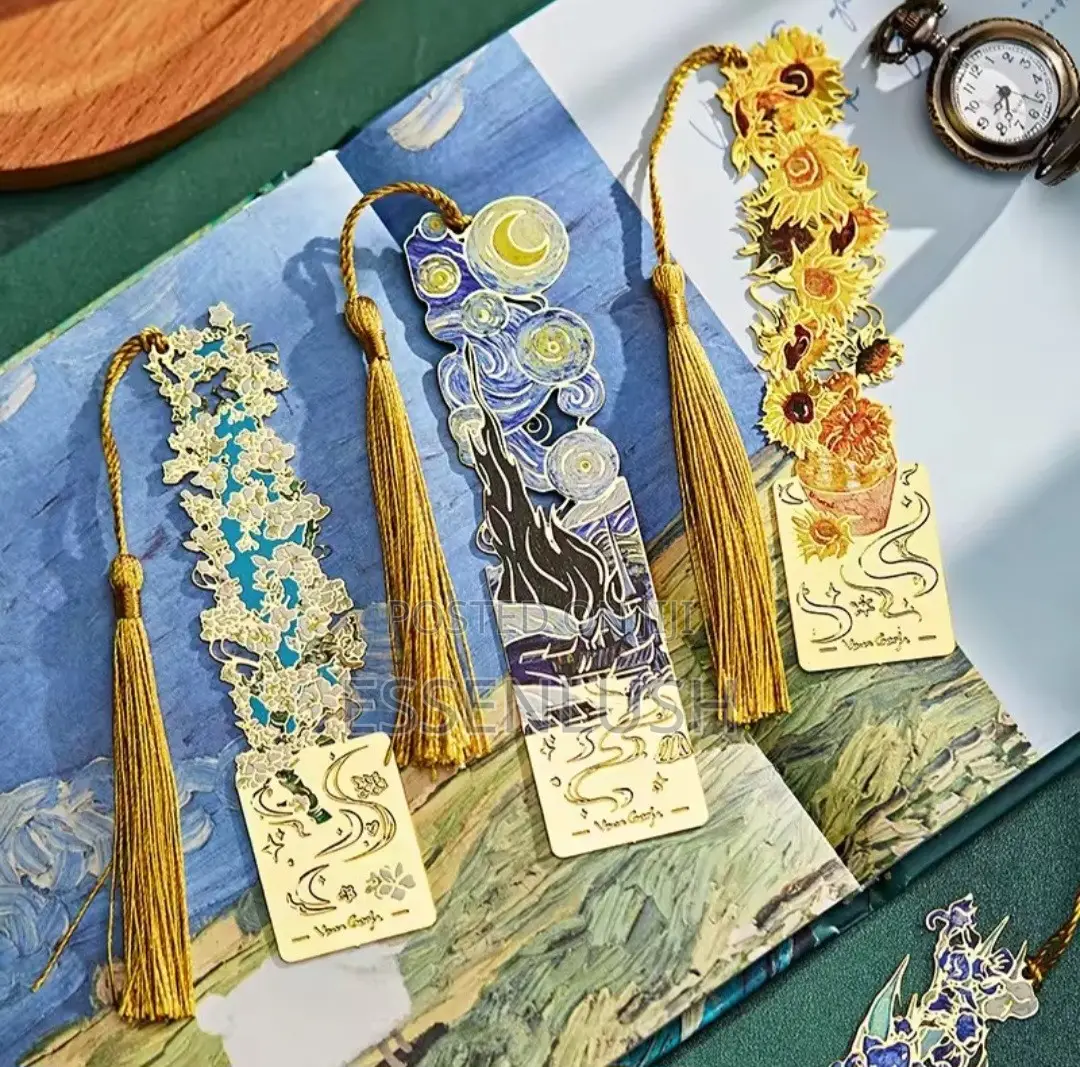 Luxury Metal Art Bookmarks – Famous Oil Painting Series