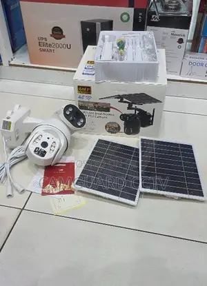 6MP Dual Lens 4G Solar Camera Dual Screen Live View, Wireless PTZ