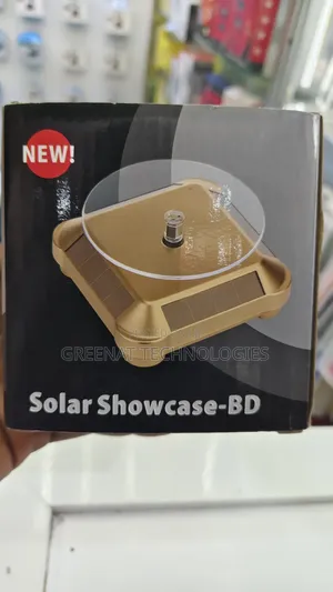 Solar Display Stand Solar Showcase Rotating Turntable