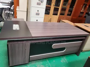 2M Dark Ash Executive Office Desk