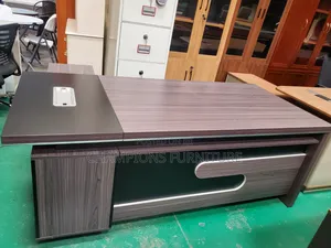 2M Dark Ash Executive Office Desk
