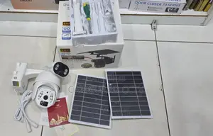 Smart Ubox 4G Solar Security Camera 6MP Dual Lens Dual Display Outdoor