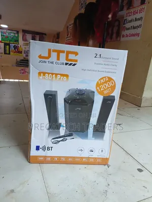 JTC J-801 Pro 2.1 Channel Home Theatre – 12000W PMPO