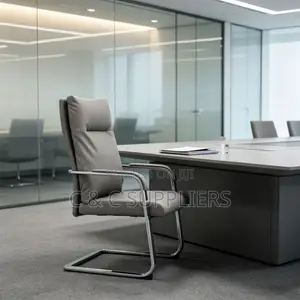 Executive Non Adjustable Guest Leather Chair.