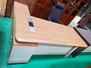 1.8M Luminary L-Shaped Executive Desk