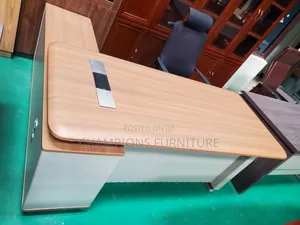 1.8M Luminary L-Shaped Executive Desk
