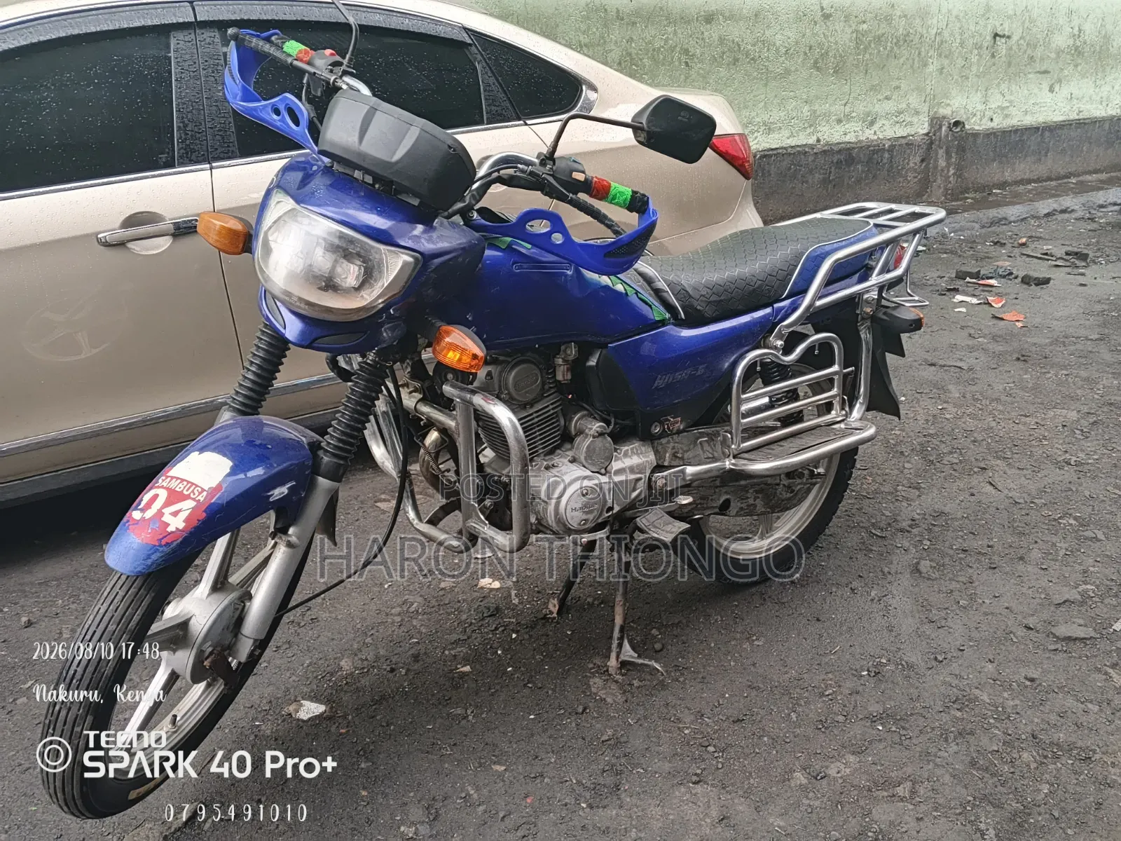 Haojue HJ150-6A 2025 Blue