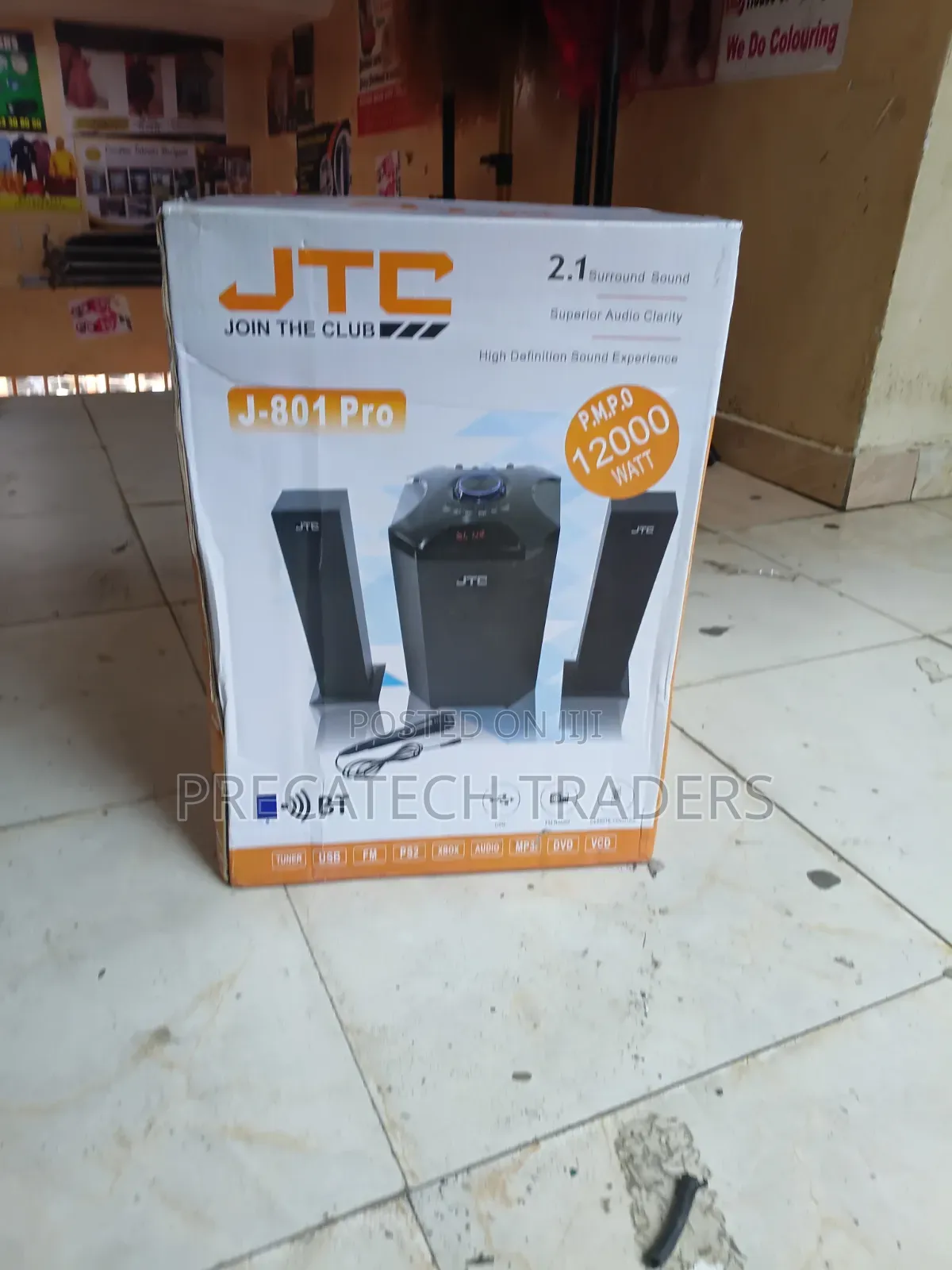 JTC J-801 Pro 2.1 Channel Sound System – Powerful Audio