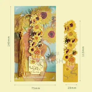 Luxury Metal Art Bookmarks – Famous Oil Painting Series