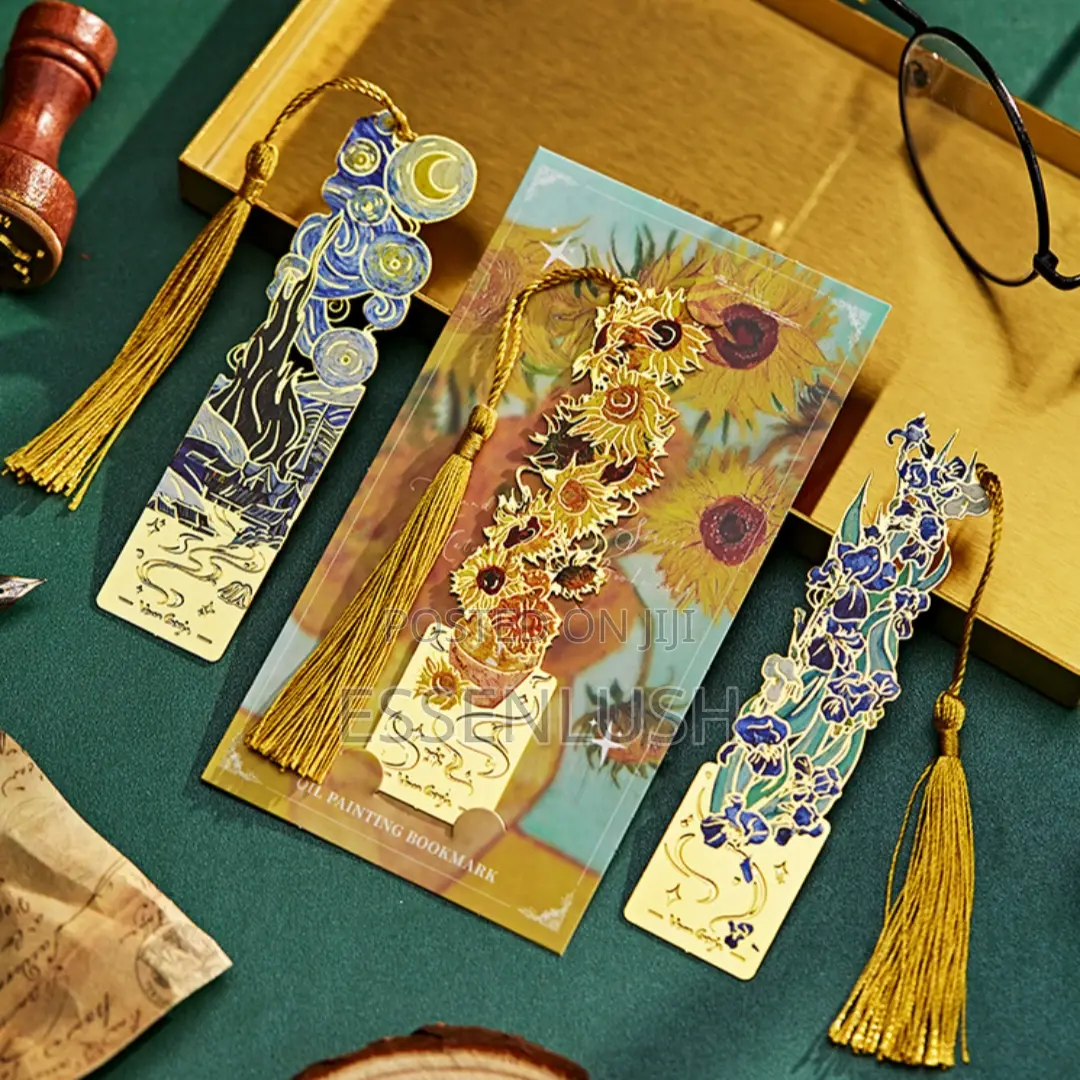 Luxury Metal Art Bookmarks – Famous Oil Painting Series