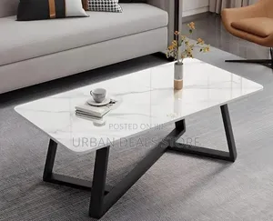 Modern Imported Executive Marble-Top Coffee Table