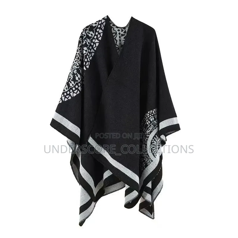 *Women's Geometric Wrap Shawl/Poncho*