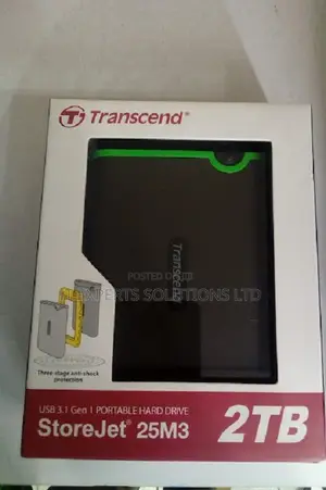 Transcend External HDD 2tb - Iron Grey