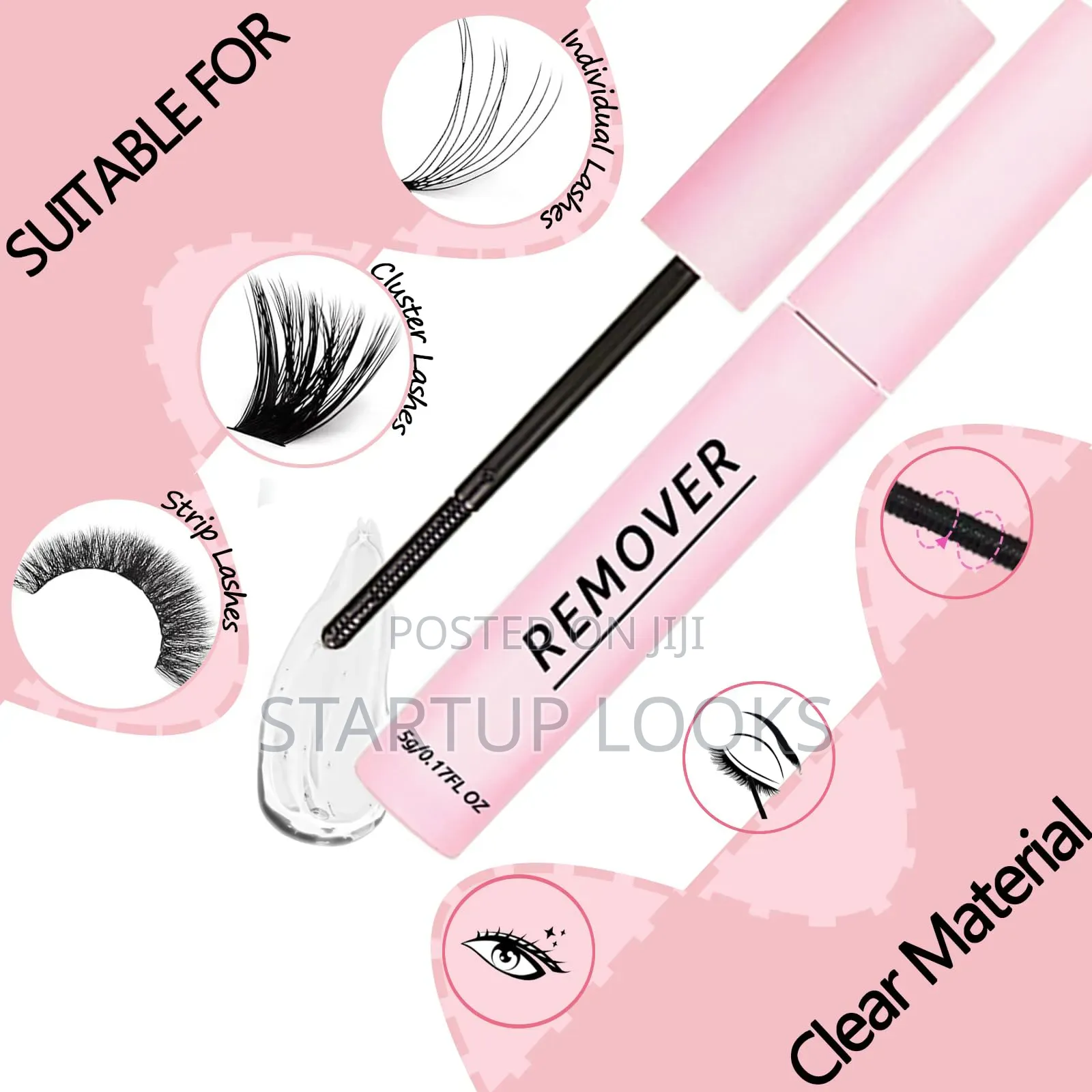 Eyelashes Cluster Remover