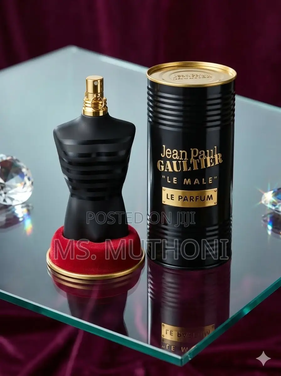The Black Bottle JPG Le Male Le Parfum