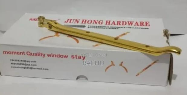 Window Stay Gold Handle