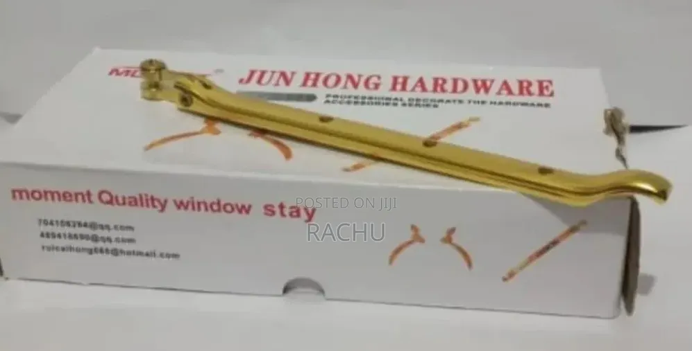 Window Stay Gold Handle
