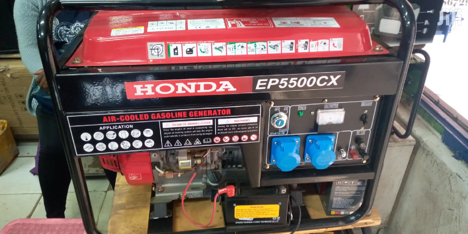 Honda Air Cooled Gasoline Generator 6.5kva ;Ep5500cx