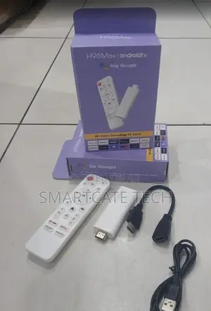 H96 Max Smart TV Stick 4K – WiFi 6 & Voice Remot