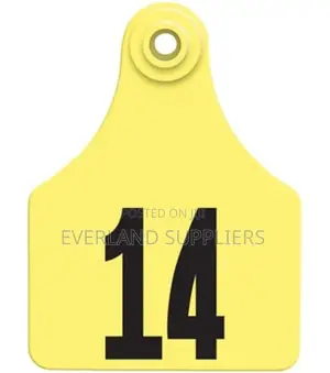 Large Numbered Farm Animal Tags - Cattle
