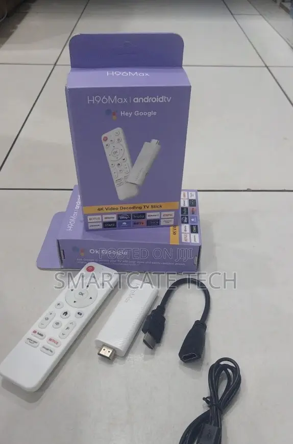 H96 Max Android TV Stick – Fast 4K Streaming Device