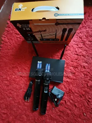BNK X35 UHF Wireless Microphone – Dual Mic System