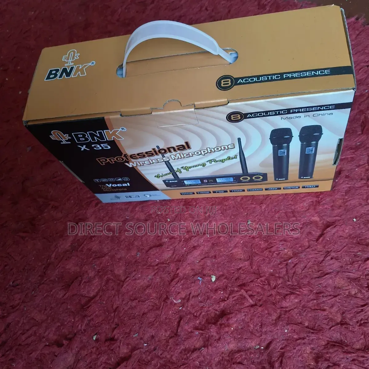 BNK X35 UHF Wireless Microphone – Dual Mic System