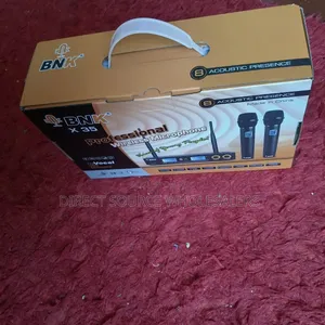 BNK X35 UHF Wireless Microphone – Dual Mic System