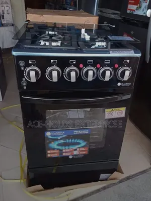 Glamstar (Black) 50×55 Standing Gas 3+1 Cooker - Electric Oven I