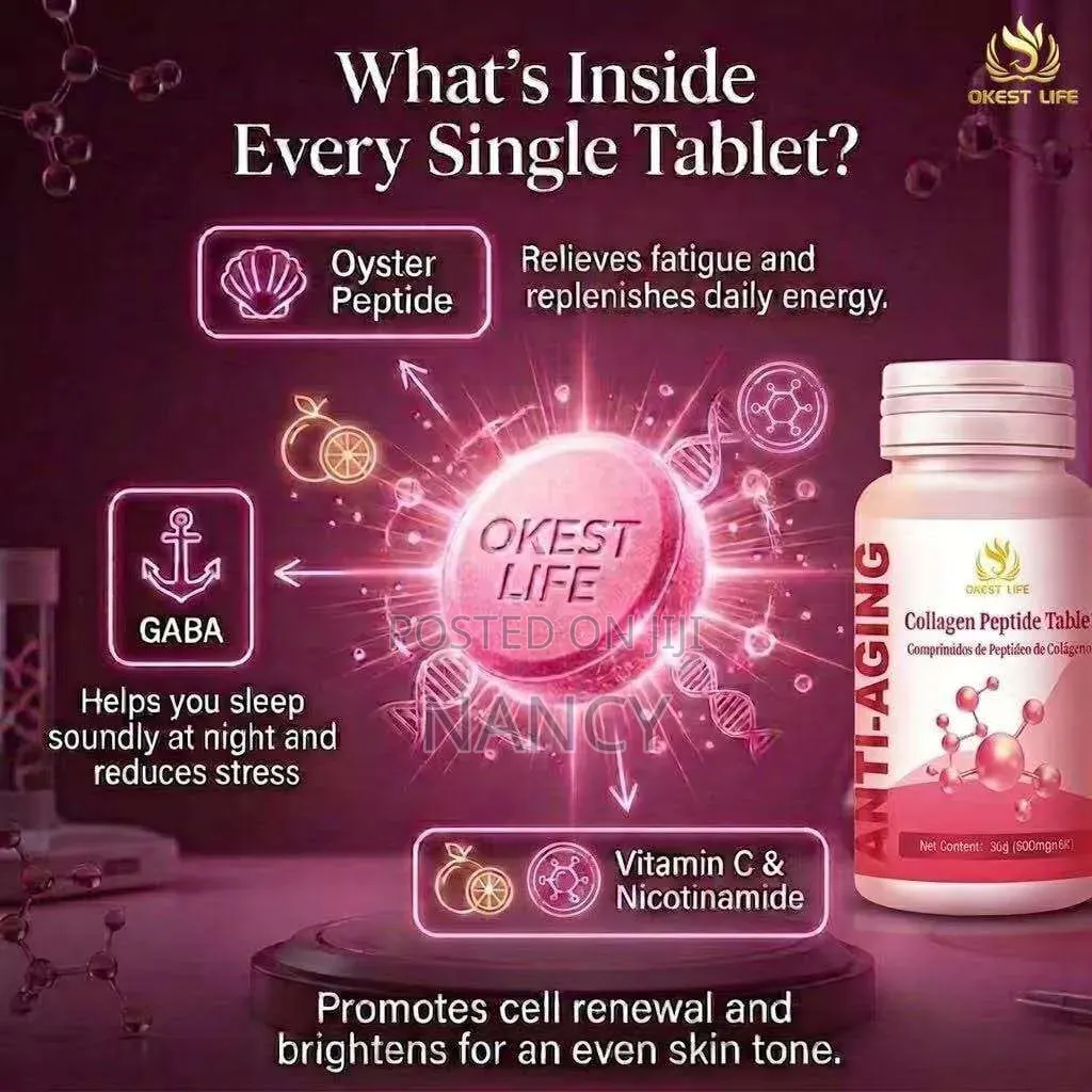 Anti -Aging Collagen Peptide Tablets