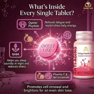 Anti -Aging Collagen Peptide Tablets