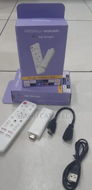 H96 Max 4K TV Stick – Android 14, WiFi & Bluetooth