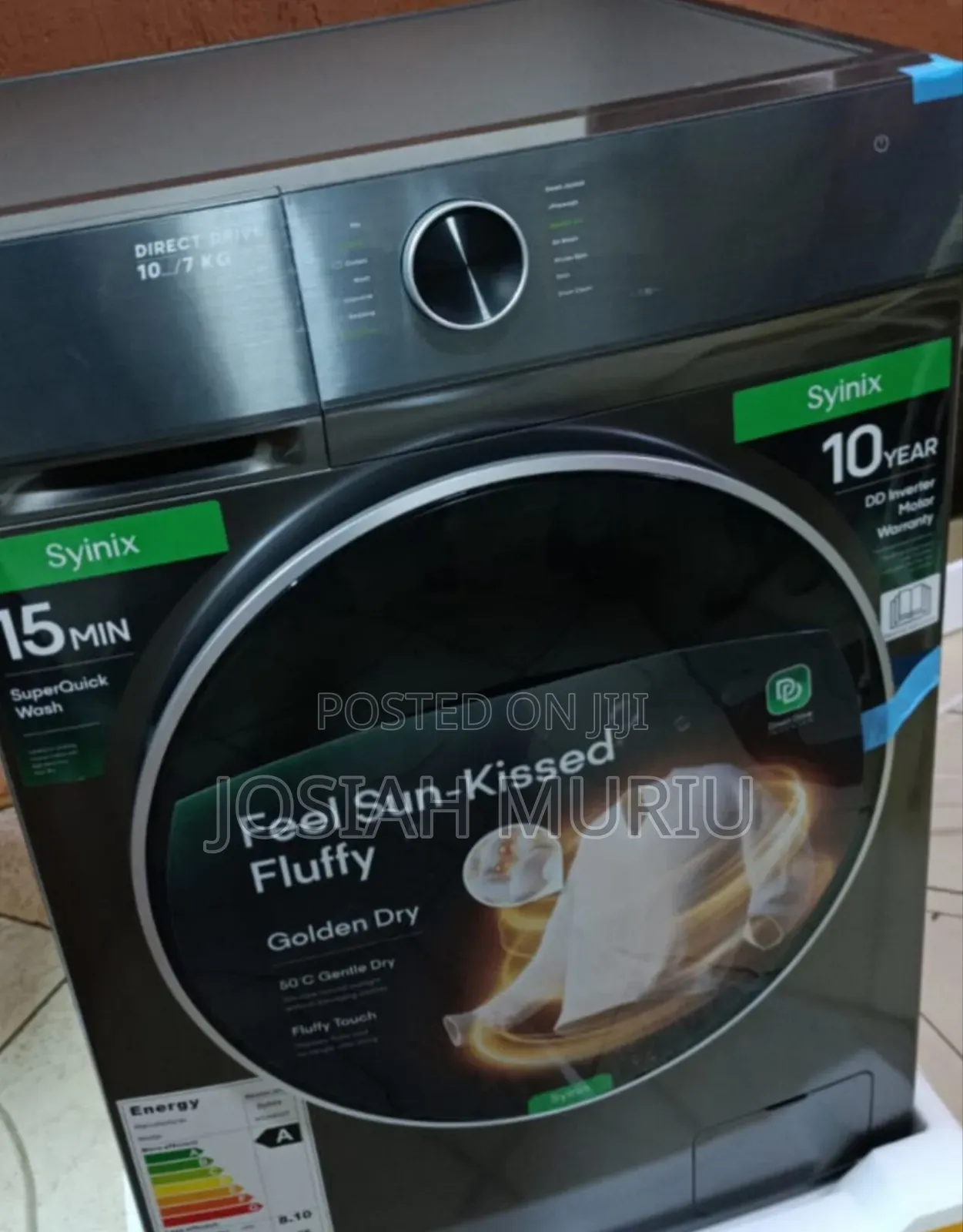 Syinix 10KG Washing Machine + 7KG Dryer
