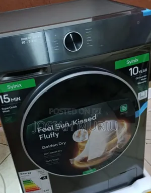 Syinix 10KG Washing Machine + 7KG Dryer