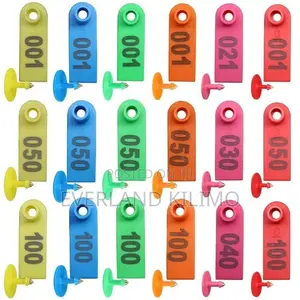Numbered Slim Ear Tags for Farm Goats