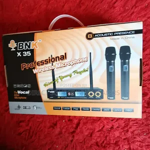 BNK X35 Wireless Microphone – 2 Handheld Mics