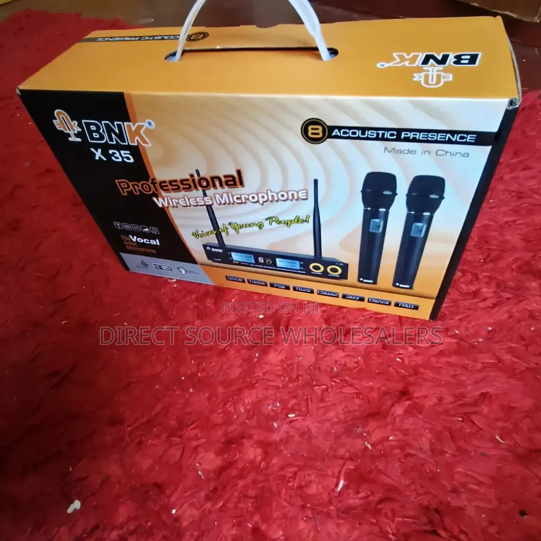 BNK X35 Professional Dual Wireless Mic Set