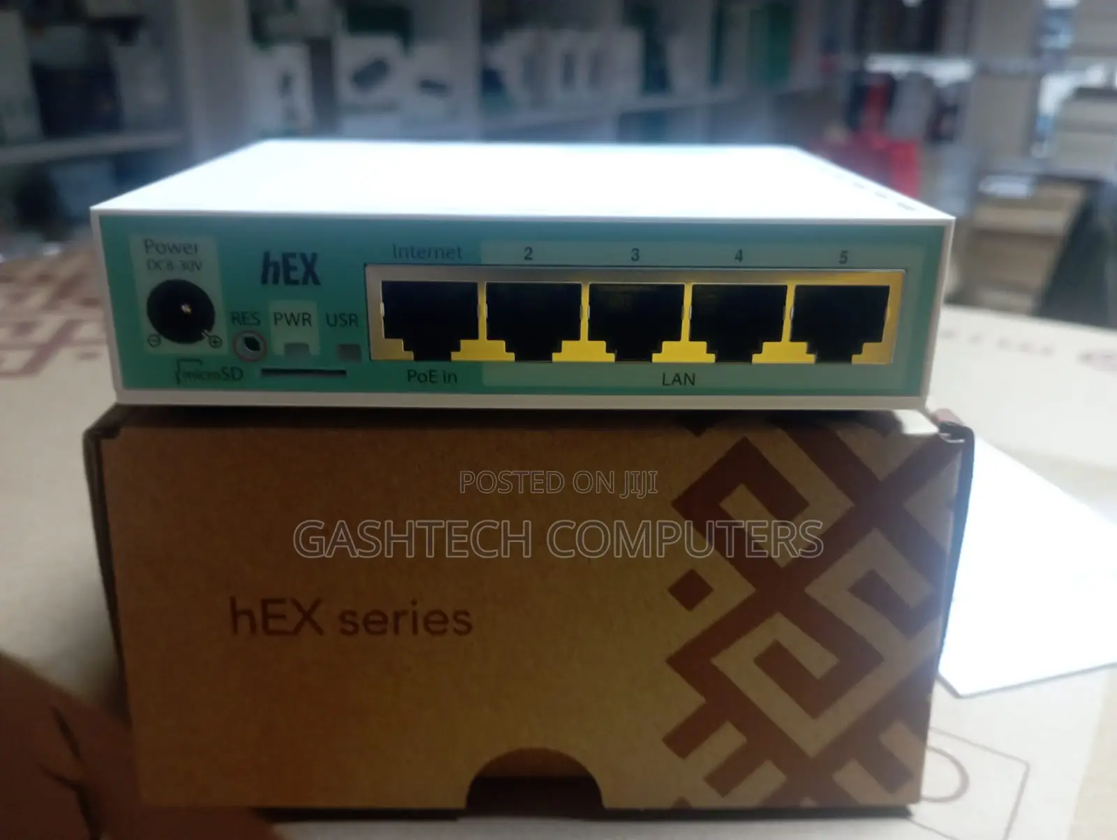 Mikrotik Hex Rb750gr3 5-Port Ethernet Gigabit Router