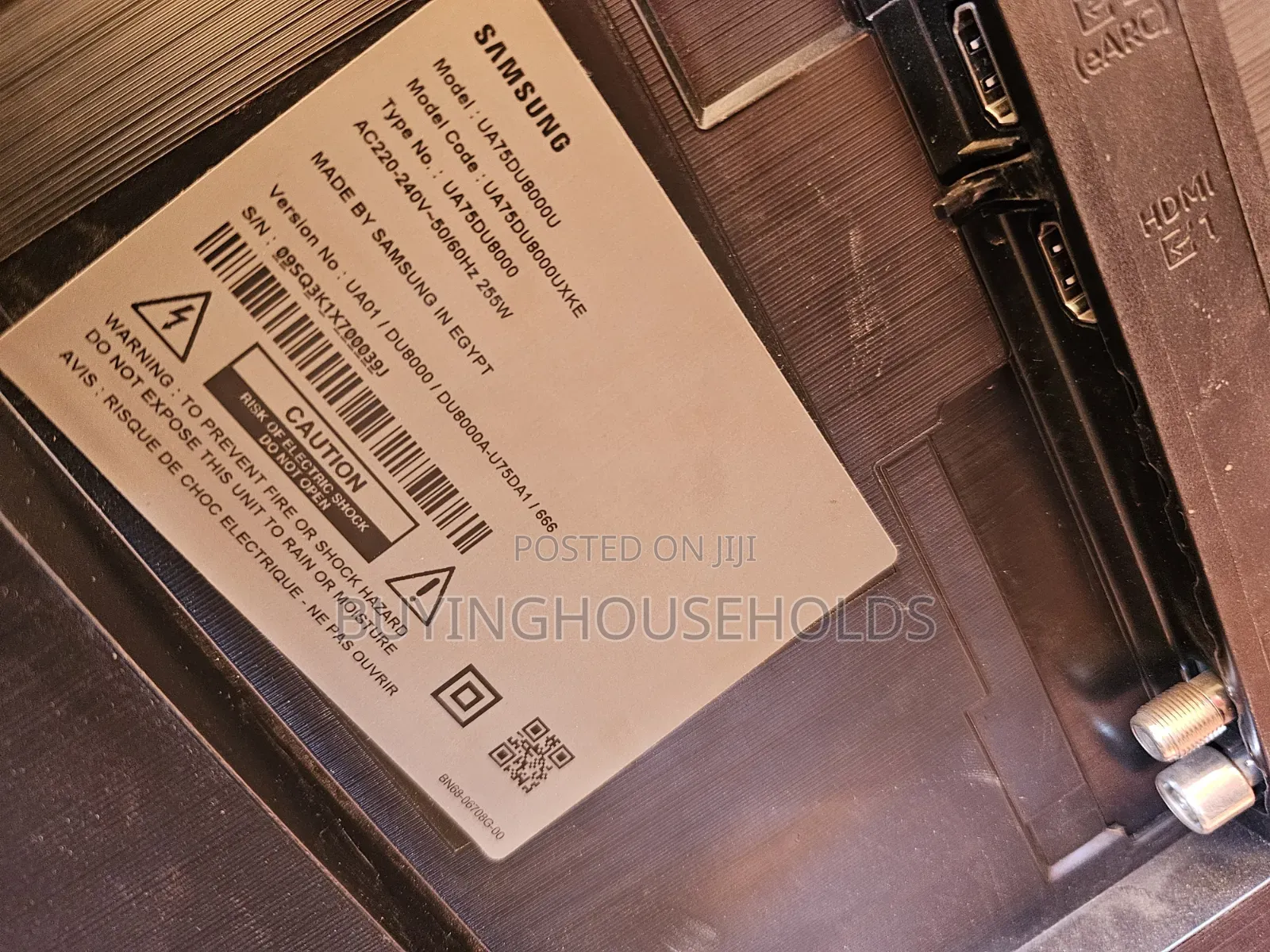 Samsung 75" Frameless Smart TV DU8000