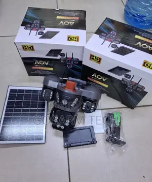 V380 Triple Lens Three Lens Solar 4G CCTV PTZ Security Camera