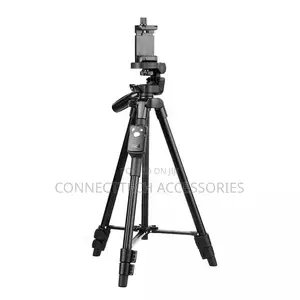 Yungteng 5208 Aluminium Tripod Stand With 3way Head &Bluetooth Remote