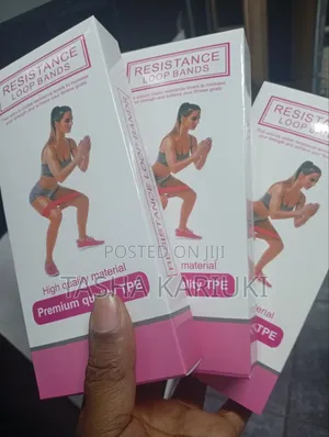 5pcs Elastic Resistance Bands – Home Workout Set