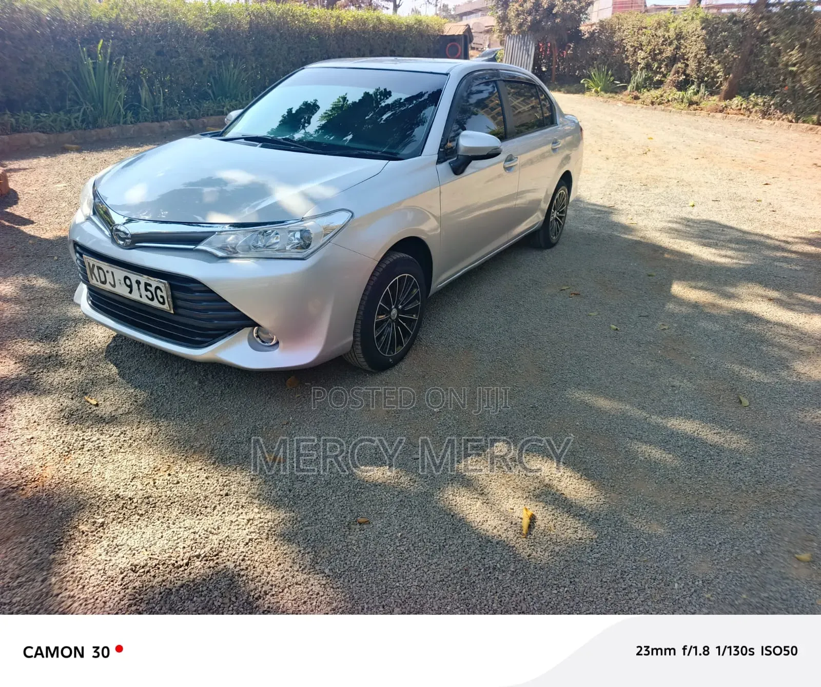 Toyota Axio 2015 Silver