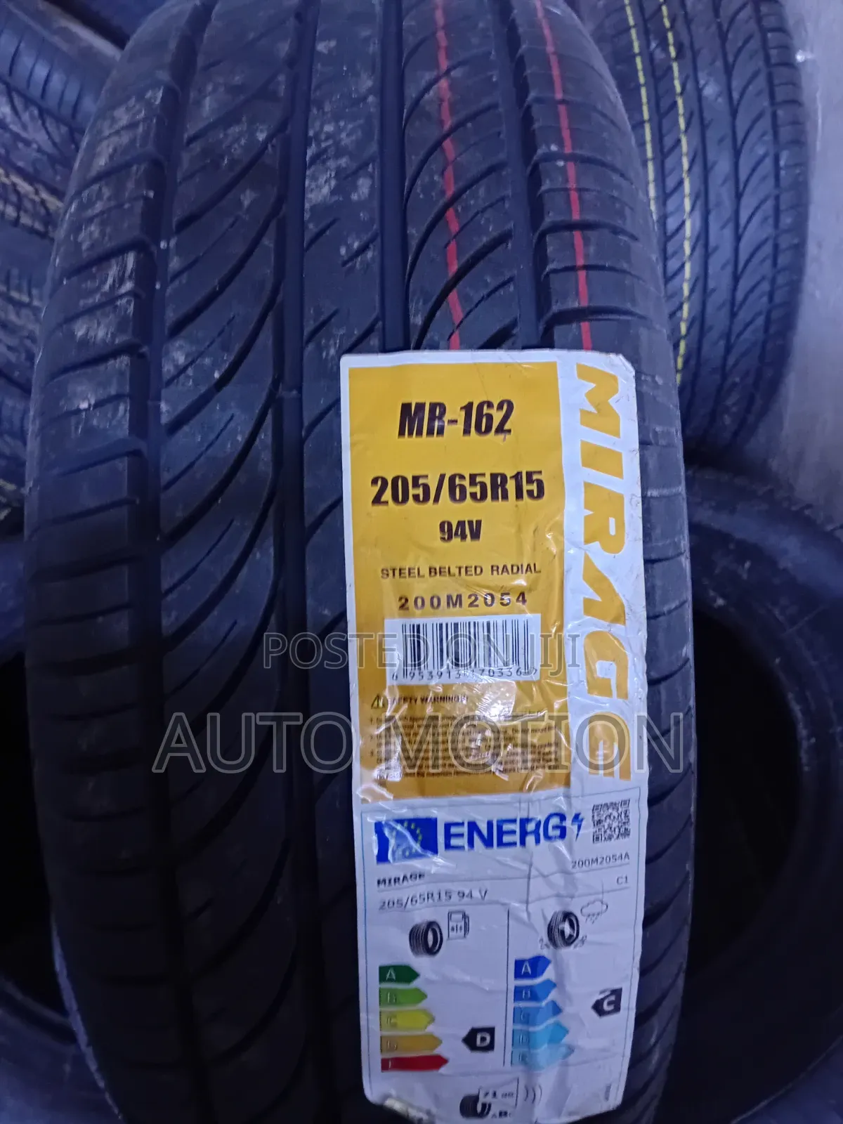 205/65r 15 Mirage Qulity Tyres