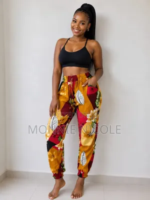 Summer Women Floral Pants