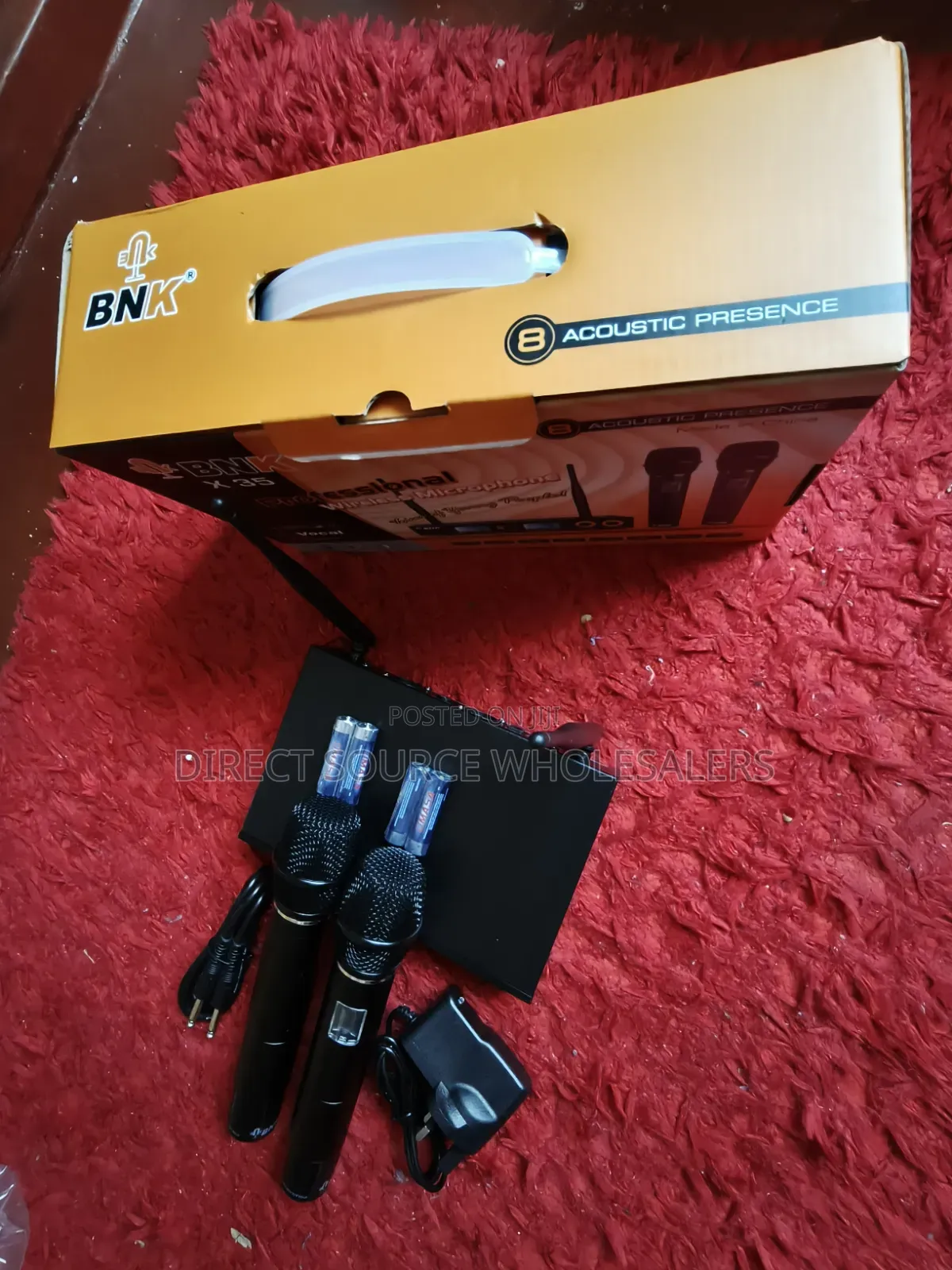 BNK X35 Wireless Mic – 2 Handheld Microphones